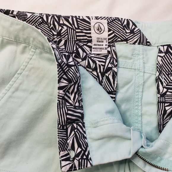 VOLCOM Frochickie 2.5" Short | Pastel Teal | Size 28 - Picture 5 of 8